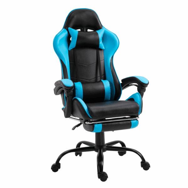 Irodai/gamer fotel lábtartóval
