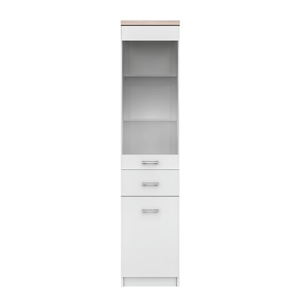 Vitrines szekrény 1D1W1S