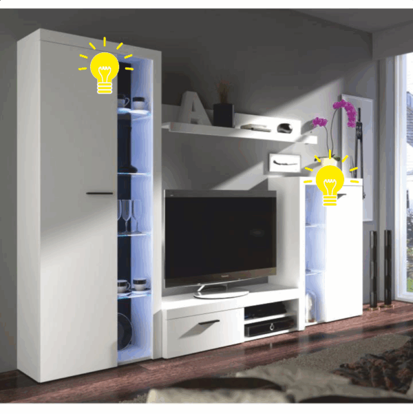 6-pontos LED világítás