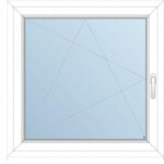 140x140 Műanyag ablak / Bukónyíló / 2 réteg üvegezés