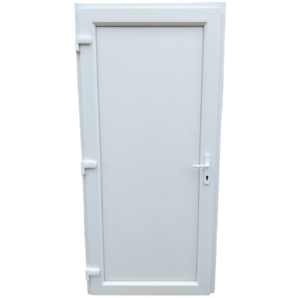 Flat - Műanyag bejárati  ajtó / fehér / 98x208 /